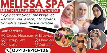 Advertisement: MELISSA SPA - BEST MASSAGE IN WESTLANDS
